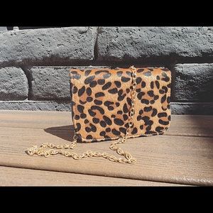 SMALL LEOPARD BELT CROSSBODY BAG